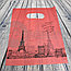 Подарочный пакет Париж Maxi, цвет коралл, 25х35 см., фото 2