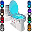 Цветная LED подсветка для унитаза (туалета) с датчиком движения Light Bowl, фото 2