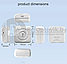 Карманный Bluetooth термопринтер (принтер) Printer PeriPage mini A6 для смартфона Розовый, фото 2