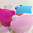 Вибрирующая силиконовая щетка для нежной очистки кожи лица Kitty Foreo Luna Нежно розовая, фото 8