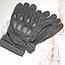 Кевларовые перчатки тактические полнопалые Oakley (Окли) прорезиненный кастет Болотный цвет, фото 4