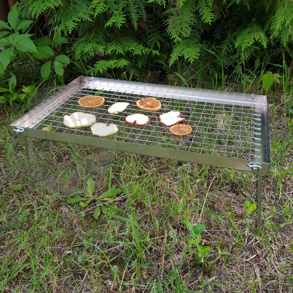 Мангал - барбекю (решетка) Portable Barbecue Grill металлический с решеткой гриль. Складной, портативный - фото 3 - id-p138764647