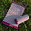 Набор для акупунктурного массажа 2 в 1 в чехле: коврик акупунктурные  подушка акупунктурная (Acupressure Mat, фото 4