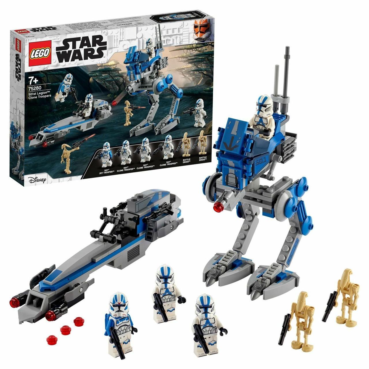 Конструктор LEGO Star Wars Клоны-пехотинцы 501 легиона 75280 - фото 1 - id-p138773749