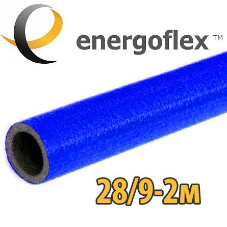 Теплоизоляция для труб ENERGOFLEX SUPER PROTECT синяя 28/9-2м - фото 1 - id-p124380323