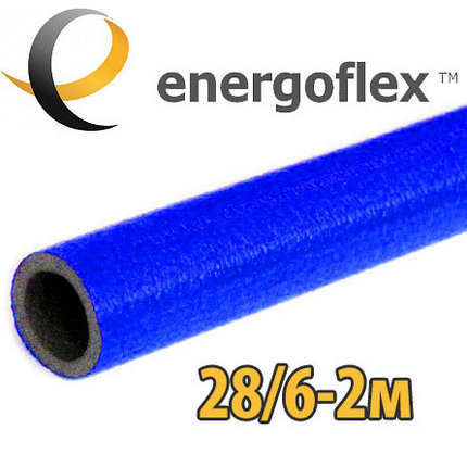 Теплоизоляция для труб ENERGOFLEX SUPER PROTECT синяя 28/6-2м, фото 2
