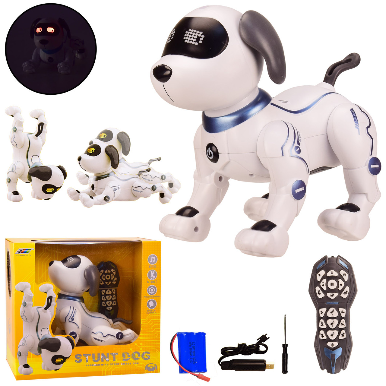 Радиоуправляемая собака-робот Le Neng Toys интерактивная - фото 1 - id-p138798053