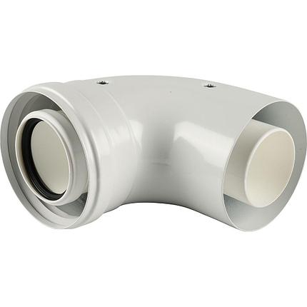 Колено коаксиальное Baxi DN60/100 PP, 90°, фото 2