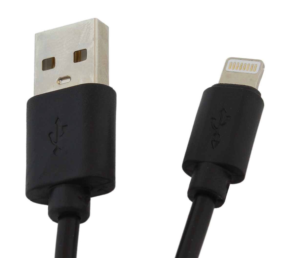 USB кабель Apple для iPhone 5, 5s,5c,6,6+ для зарядки и синхронизации Черный - фото 1 - id-p138799630
