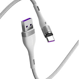 Кабель Baseus Zinc Magnetic Safe Fast Charging Data Cable USB to Type-C 5A 1m
