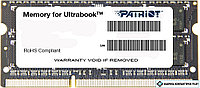 Оперативная память Patriot Memory for Ultrabook 4GB DDR3 SO-DIMM PC3-12800 (PSD34G1600L2S)