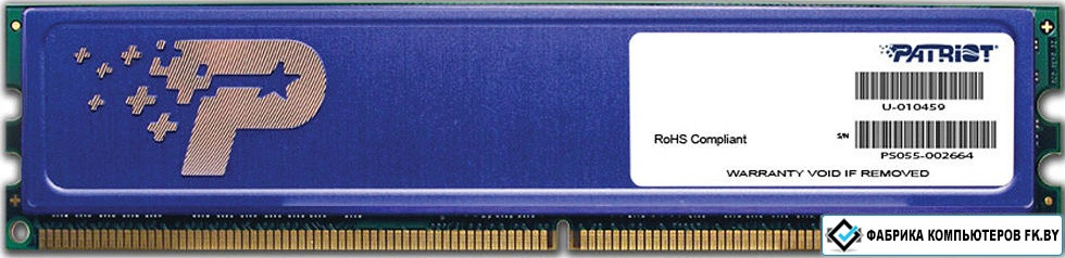 Оперативная память Patriot Signature Line 8GB DDR3 PC3-12800 [PSD38G16002H] - фото 1 - id-p138806854