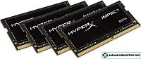 Оперативная память HyperX Impact 4x8GB DDR4 SODIMM PC4-19200 HX424S15IB2K4/32