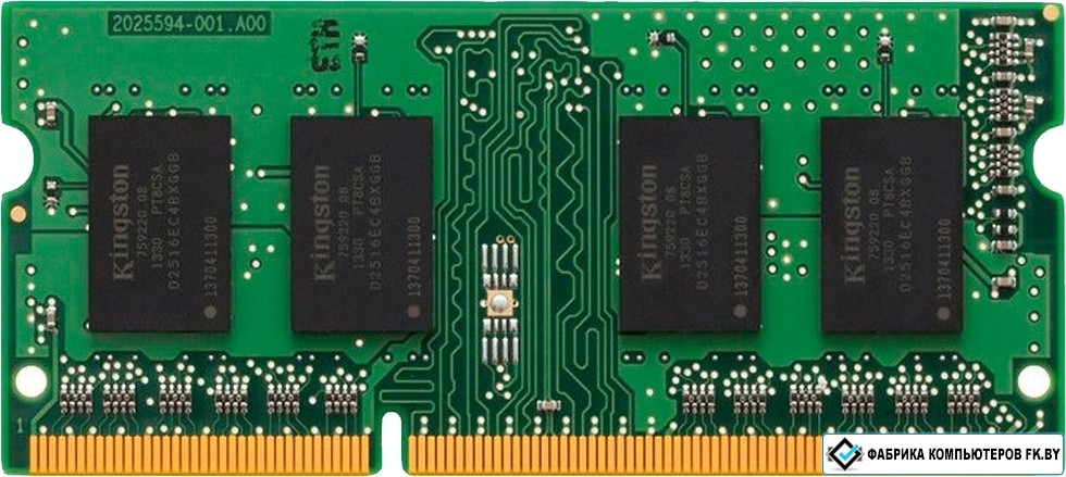 Оперативная память Kingston ValueRAM 4GB DDR4 SODIMM PC4-21300 KVR26S19S6/4 - фото 1 - id-p138807040