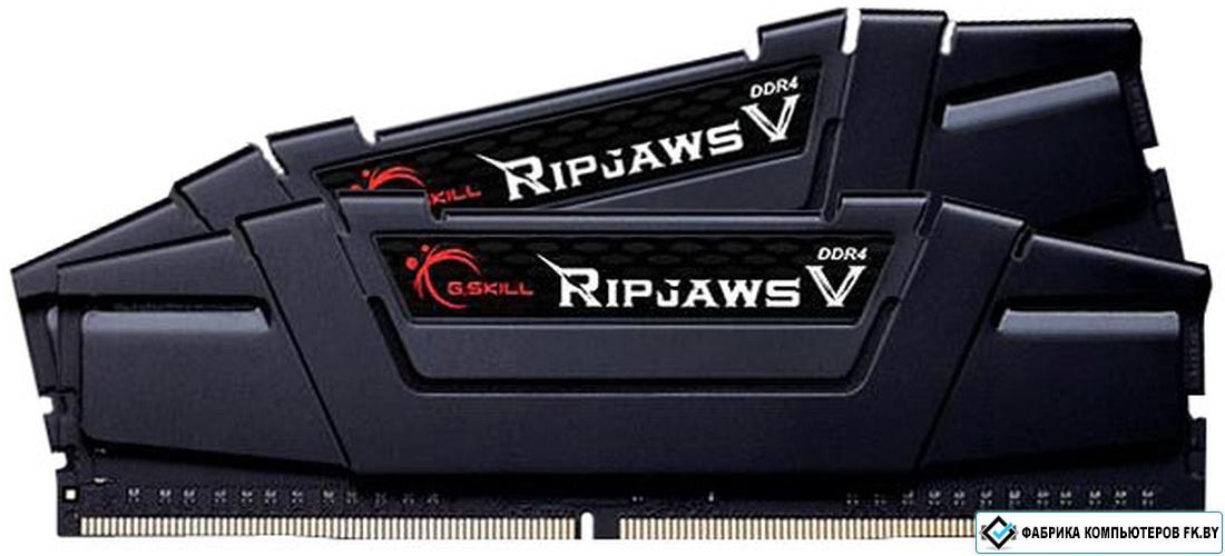 Оперативная память G.Skill Ripjaws V 2x32GB DDR4 PC4-28800 F4-3600C18D-64GVK - фото 1 - id-p138807856