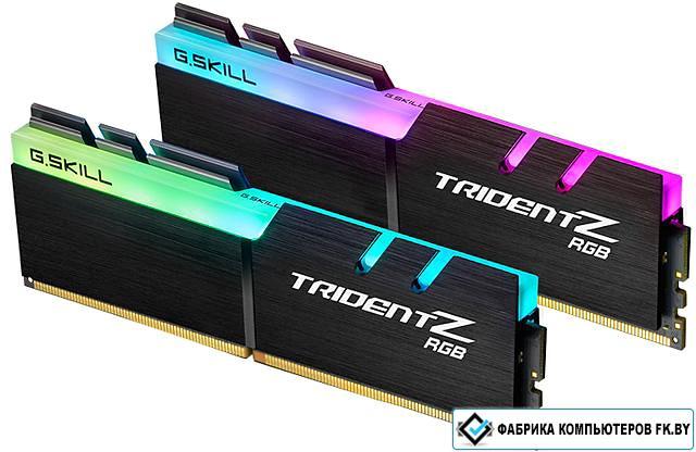Оперативная память G.Skill Trident Z RGB 2x8GB DDR4 PC4-25600 F4-3200C16D-16GTZR - фото 1 - id-p138807123