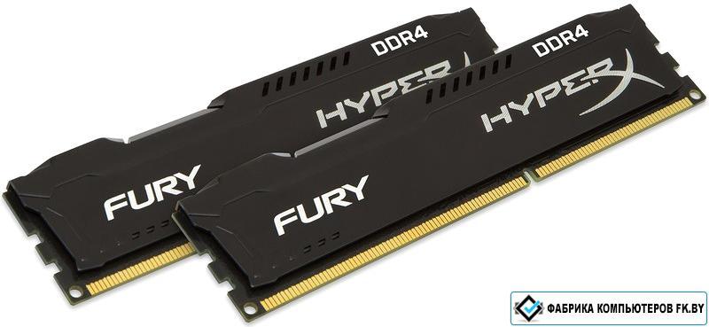 Оперативная память HyperX Fury 2x16GB DDR4 PC4-21300 HX426C16FB3K2/32 - фото 1 - id-p138807244