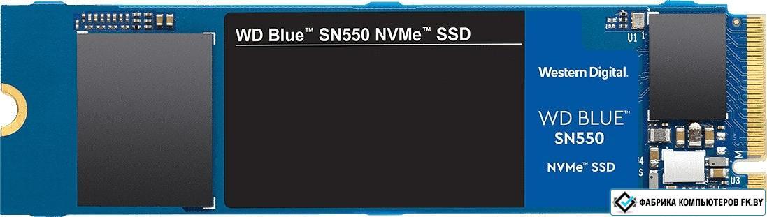SSD WD Blue SN550 NVMe 1TB WDS100T2B0C - фото 1 - id-p138808929