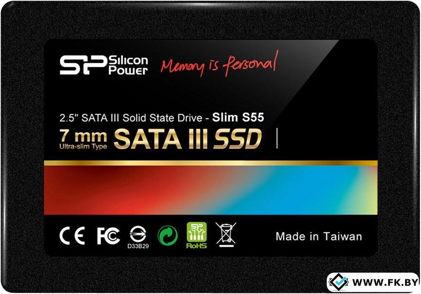 SSD Silicon-Power Slim S55 240GB (SP240GBSS3S55S25) - фото 1 - id-p138808256