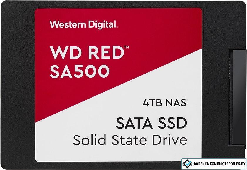 SSD WD Red SA500 NAS 1TB WDS100T1R0A - фото 1 - id-p138808997
