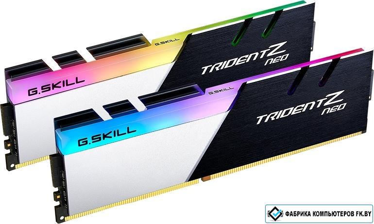 Оперативная память G.Skill Trident Z Neo 2x8GB DDR4 PC4-25600 F4-3200C16D-16GTZN - фото 1 - id-p138807500