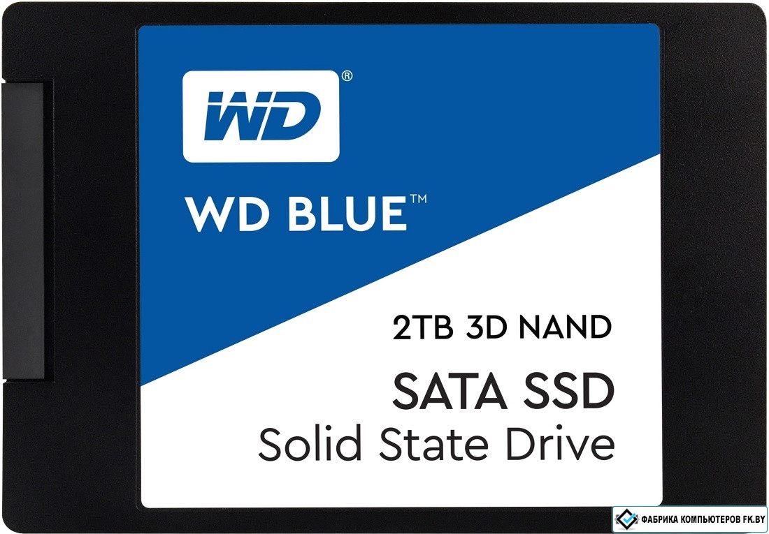 SSD WD Blue 3D NAND 2TB WDS200T2B0A - фото 1 - id-p138808381