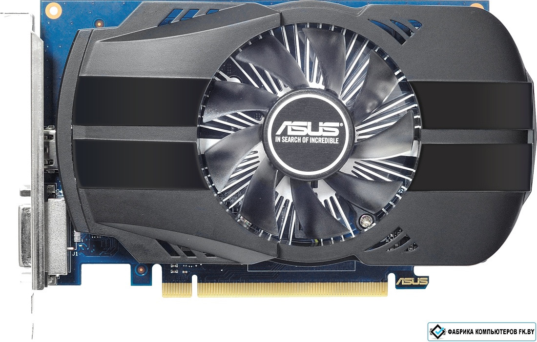 Видеокарта ASUS Phoenix GeForce GT 1030 OC 2GB GDDR5 PH-GT1030-O2G - фото 1 - id-p138809384