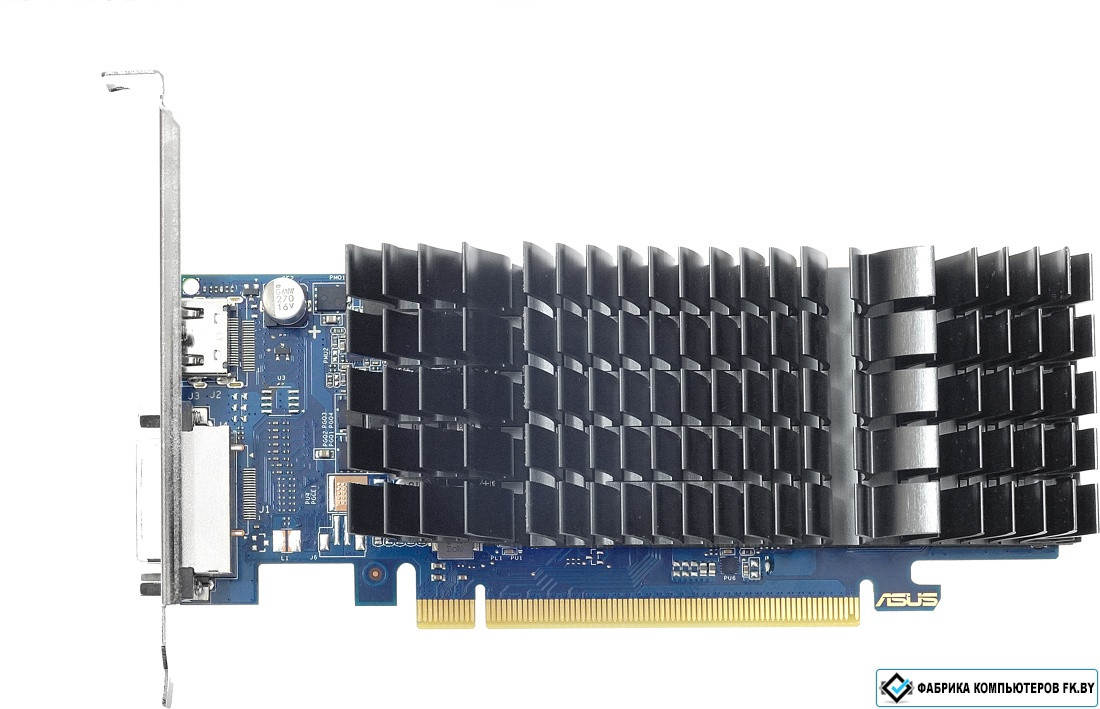 Видеокарта ASUS GeForce GT 1030 2GB GDDR5 [GT1030-SL-2G-BRK] - фото 1 - id-p138809387