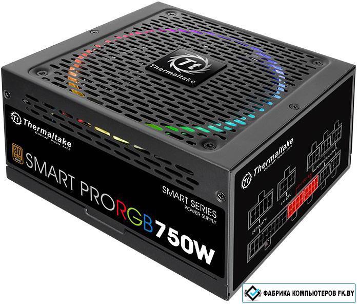 Блок питания Thermaltake Smart Pro RGB 750W Bronze [SPR-0750F-R] - фото 1 - id-p138811633