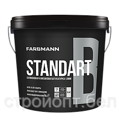 Декоративная структурная силиконовая штукатурка FARBMANN STANDART B, "барашек" 1,5 мм, 25 кг