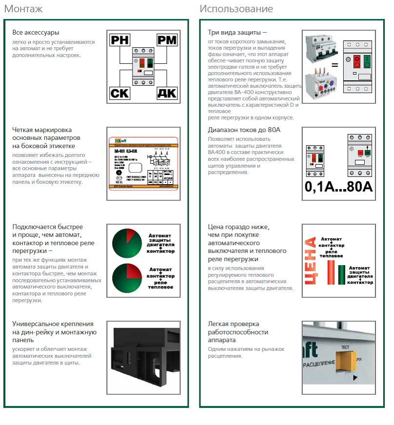 Автоматические выключатели защиты двигателя ВА-400 - фото 5 - id-p10639658