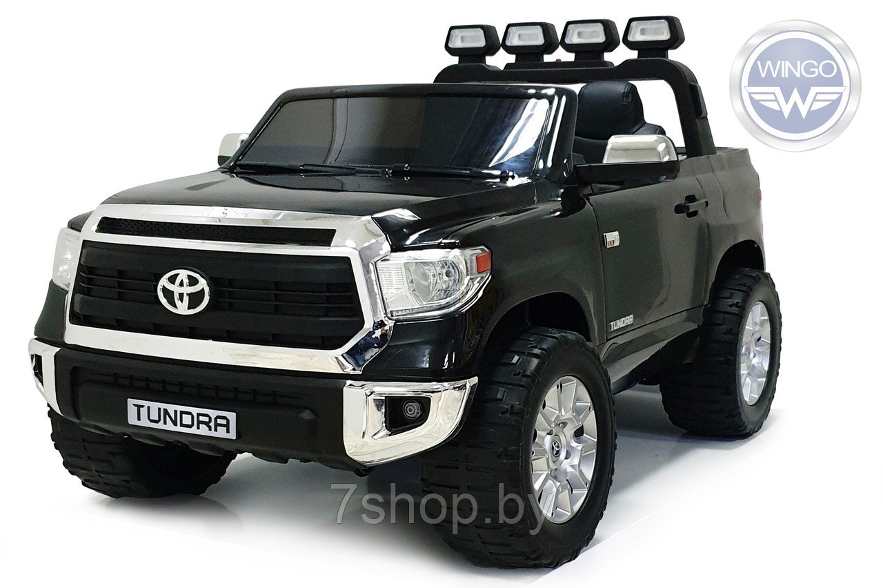 Двухместный детский электромобиль WINGO TOYOTA TUNDRA LUX (Лицензионная модель) Черный