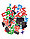 MAG-RUS Набор БУКВ, ЦИФР и ЗНАКОВ из картона на магните (69 эл-в), фото 5
