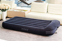 Надувной односпальный матрас Intex 66767 Pillow Rest Classic 99х191х30 см с подголовником