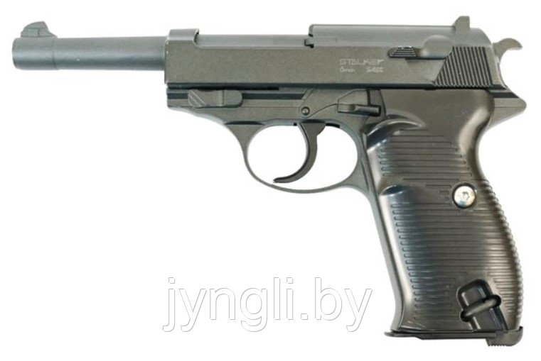 Страйкбольный пистолет Stalker SA38 Spring, 6 мм (копия Walther P38) - фото 1 - id-p138882885