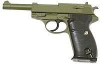 Страйкбольный пистолет Galaxy G.21g зелёный, 6 мм (копия Walther P38) 1232 Страйкбольный пистолет Galaxy G.21g зелёный, 6 мм (копия Walther P38)