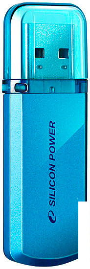 USB Flash Silicon-Power Helios 101 Blue 64GB (SP064GBUF2101V1B) - фото 1 - id-p138884486
