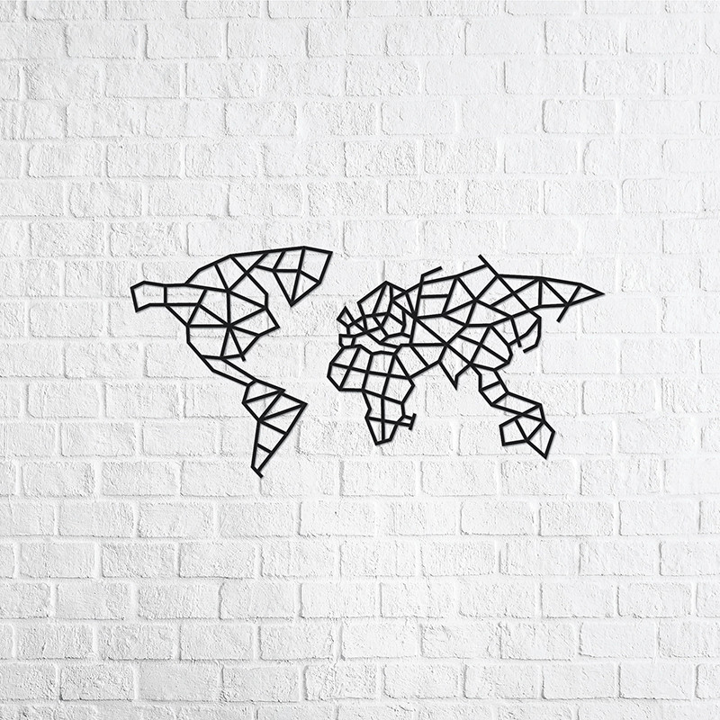 Карта мира. Деревянный пазл для интерьера EWA - фото 5 - id-p138886008