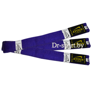 Пояс каратэ 2,5 м. арт. 2125 фиолетовый  В