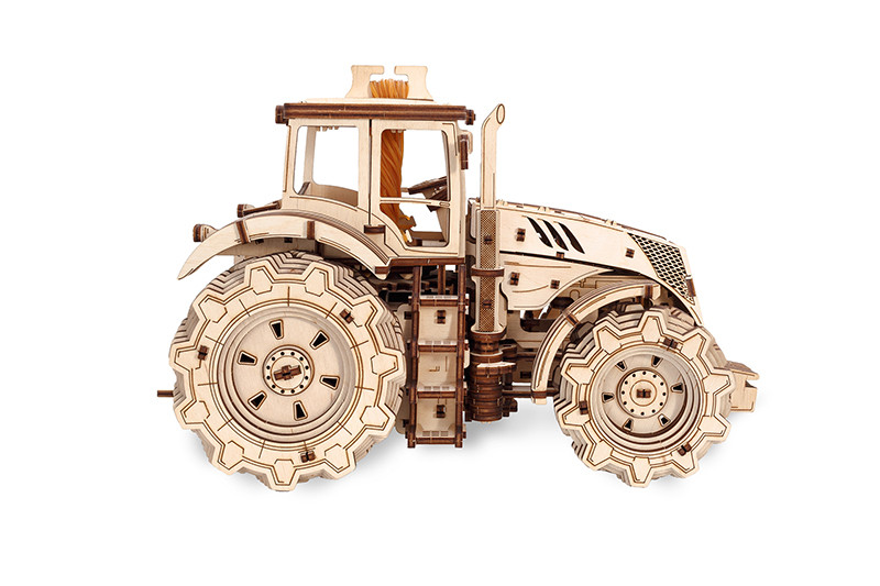 Трактор. Деревянный пазл 3D - конструктор EWA - фото 3 - id-p138886031