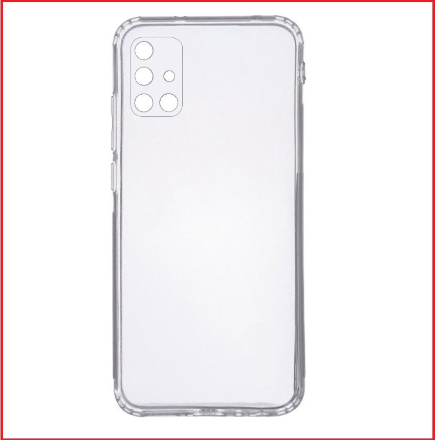 Чехол-накладка для Samsung Galaxy A51 (силикон) SM-A515 прозрачный с защитой камеры