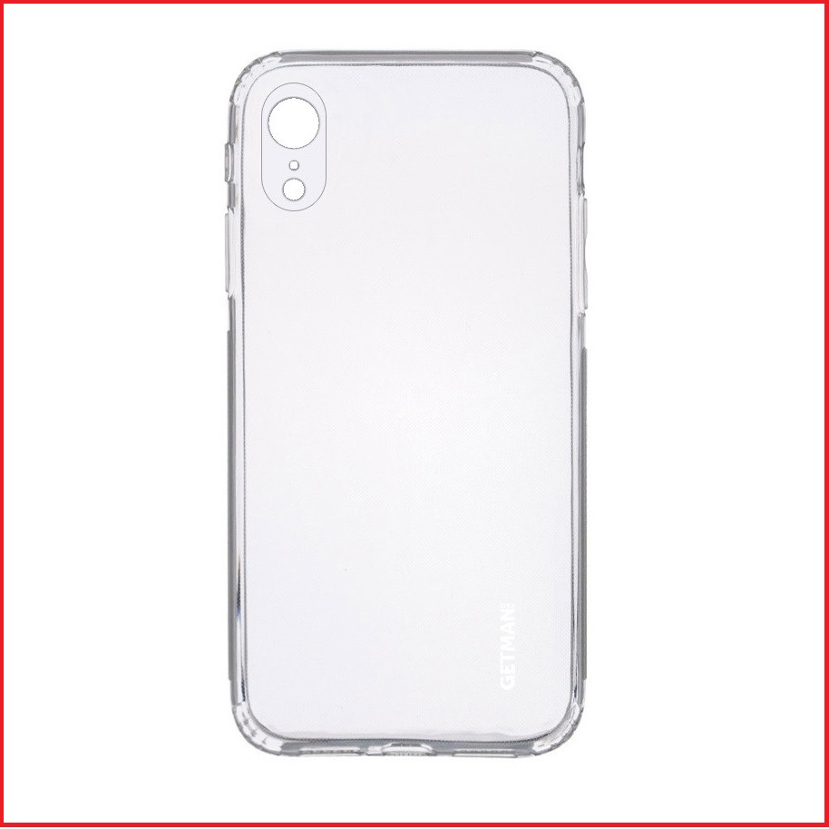 Чехол-накладка для Apple Iphone XR (силикон) прозрачный с защитой камеры
