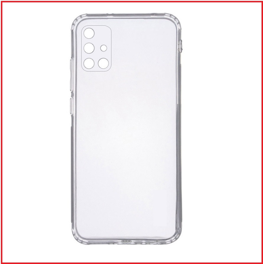 Чехол-накладка для Samsung Galaxy A71 (силикон) SM-A715 прозрачный с защитой камеры