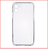 Чехол-накладка для Apple Iphone XI / iphone 11 (силикон) прозрачный с защитой камеры