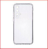 Чехол-накладка для Huawei Honor 20 (силикон) прозрачный с защитой камеры