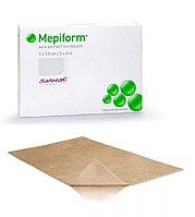 Самоприлипающая повязка Mepiform с мягким силиконом для лечения рубцов, 5х7,5 см