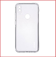 Чехол-накладка для Huawei P smart 2019 POT-LX1 (силикон) прозрачный с защитой камеры, фото 1