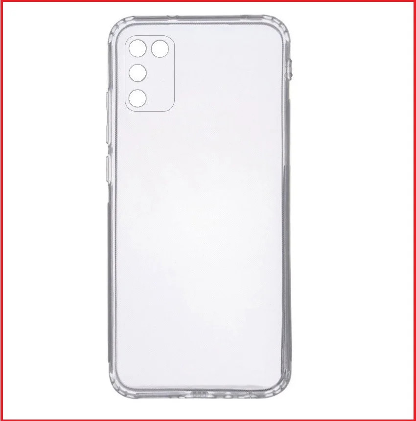 Чехол-накладка для Samsung Galaxy A41 (силикон) SM-A415 прозрачный с защитой камеры, фото 1