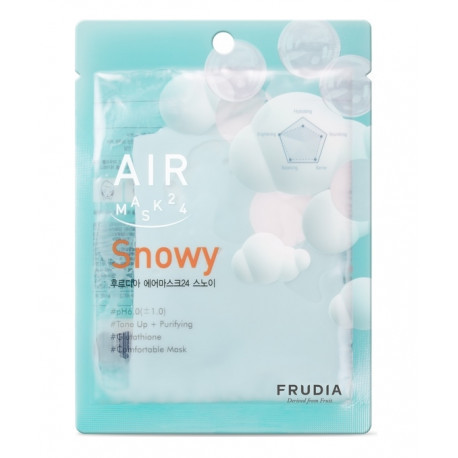 Обновляющая кремовая маска для лица (FRUDIA), 25мл / Air Mask 24 Snowy - фото 1 - id-p138935683