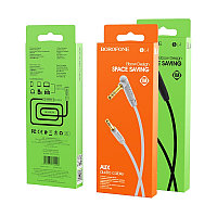 Акустический кабель BL4 jack (M) - jack(M) 3.5mm 1м. черный Borofone